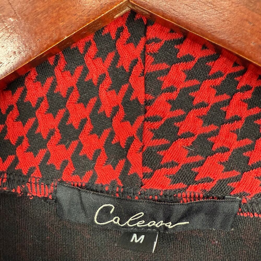 Calessa Medium Red Wearable Art Christmas Blouse … - image 2